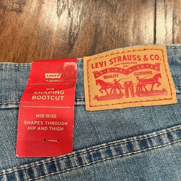 315 SHAPING BOOTCUT mid rise JEANS (PLUS SIZE)  size 18 W misses from 2015 NWT - Picture 9 of 13